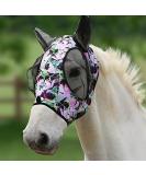 Shop Harrison Howard Stretchable UV Protection Fly Mask - Breathable Full Visibility Ventilating Ear Covers - Blossom Vibe (Large) - International Shipping Available - Buy Online on SooperMarket.com