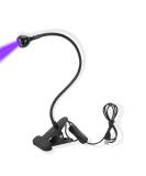 ASHATA UV Lamp 3W 5V 395nm with Gooseneck and Clamp - Multi USB Ultraviolet Light for Nail Curing, Phone Repair, Resin Curing & More - Buy Online on SooperMarket.com