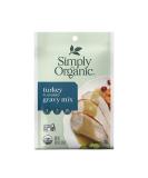 Simply Organic Roasted Turkey Flavored Gravy Mix, Certified Organic, Gluten-Free | 0.85 oz | Pack of 12 - Buy Online on SooperMarket.com
