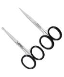ProMax Facial Hair Scissors for Men - Curved & Rounded Blades, Trim Moustache, Nose Hair, Beard & More - 100% Stainless Steel - Buy Online on SooperMarket.com