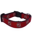 NCAA South Carolina Fighting Gamecocks Dog Collar (Team Color, Large) - Buy Online on SooperMarket.com