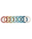 Itzy Ritzy Linking Ring Set Set of 8 Braided  Rainbow-Colored Versatile Linking Rings Attach to Car Seats  Strollers & Activity Gyms Rainbow - Buy Online on SooperMarket.com