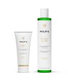 PHILIP B. Peppermint Avocado Shampoo & Conditioner Set - Volumizing & Clarifying Invigorating Peppermint Oil for Tingly Scalp | 7.4oz & 2oz - International Shipping Available - Buy Online on SooperMarket.com