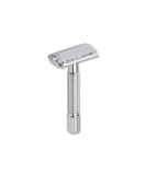 B ker Plus Manufaktur Solingen Safety Razor - Chrome Butterfly Design | Classic Silver Razor for Smooth Shaving - International Shipping Available - Buy Online on SooperMarket.com