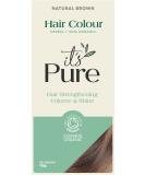 It's Pure Organic Henna Hair Dye in Natural Brown | 100% Natural Vegan & Gluten Free | PPD Free Hair Dye Ammonia Free Resorcinol Free & Peroxide Free | Volumising Strengthening & Revitalising | - Buy Online on SooperMarket.com