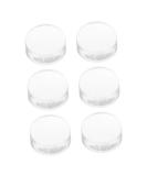 Ipetboom Silicone Nail Stamper Replacement 6pcs Nail Art Silicone Stamp Single Silica Gel Seal Silicone Stamper Replacement 2.30X2.30X1.20CM Transparent Color - Buy Online on SooperMarket.com