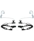 Midland AVPH3 Transparent Security Headsets with PTT/VOX - Pair,Black 2-Pack - Buy Online on SooperMarket.com