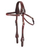 Tough-1 Leather Mule Browband Headstall - Premium Quality equestrian gear - Buy Online on SooperMarket.com
