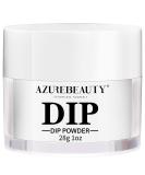 AZUREBEAUTY Clear Dip Powder Nail, Basic Transparent Nail Dipping Build Powder Crystal French Dip Nails Acrylic Nail Dip Art Starter Manicure Beginner DIY Salon Home Gift, No Need Lamp, 1 Oz/28g 01A-clear - Buy Online on SooperMarket.com