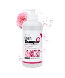 Lunamoon Eyelash Shampoo 1L | Gentle Foam Cleanser for Eyelash Extensions | Makeup Remover & Eyelid Care | Rose Scented Eyelash Foam - Buy Online on SooperMarket.com