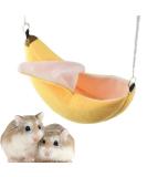 Banana Hamster Bed House Hammock Small Animal Warm Bed House Cage Nest Hamster Accessories for Sugar Glider Hamster Small Bird Pet - Buy Online on SooperMarket.com