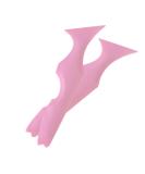 Reusable Silicone Winged Eyeliner Stencils - 5 in 1 Multi-Purpose Makeup Tool for Beginners - Pink - Buy Online on SooperMarket.com