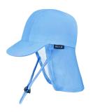 weVSwe Baby Toddler Sun Hat UPF 50+ Swim Cap Flap Neck Protection Adjustable Chin Straps UV Sun Protection Hats Blue 6-12 Months - Buy Online on SooperMarket.com
