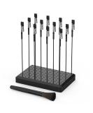Painting Stand Base Holder and 12PCS Alligator Clip Sticks Set (with Durable Rubber Tips) Modeling Tools for Airbrush Spray  for Gundam Hobby Model Parts Assemble  for DIY Card Photo Memo  BC1201 - Buy Online on SooperMarket.com
