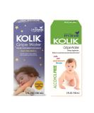 Dr. Chase Kolik Gripe Water Bundle - Alcohol-Free Colic Relief for Babies - 2-Pack Nighttime & All-Day Formula - Soothes Gas, Cramps, Hiccups & Stomach Discomfort - Buy Online on SooperMarket.com