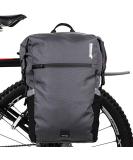 Rhinowalk Waterproof Bike Pannier Backpack - Gray | Convertible 2-in-1 Saddle Bag & Shoulder Bag | Professional Cycling Accessories - Buy Online on SooperMarket.com