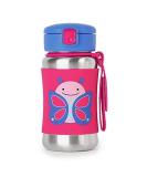 Skip Hop Toddler Sippy Cup with Straw  Zoo Stainless Steel Straw Bottle  Butterfly - Buy Online on SooperMarket.com
