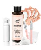 Premium Lash Shampoo Concentrate 100ml | Oil-Free Eyelash Extension Cleanser Kit | Ultimate Lash Cleaning Brush & Bottle - Buy Online on SooperMarket.com