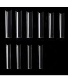 Yimart 500pcs No C Curve XXXL Square Straight False Nail Tips Half Cover - Clear/Natural Long Fake Nails - Buy Online on SooperMarket.com