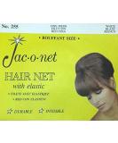 Jac-O-Net Tiny Mesh Bouffant Hair Net, Medium Brown, 12 Pack - Size Large - Buy Online on SooperMarket.com