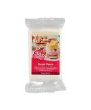 Funcakes Rollfondant Bright White: Easy to use smooth flexible soft and flexible perfect for decorating cakes halal kosher and gluten -free 250 g - Buy Online on SooperMarket.com