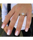 RikView 24PC French Tip Press On Short Fake Nails Set | Glossy Square Stick On Pink Nails - Buy Online on SooperMarket.com