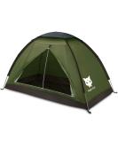 Night Cat Backpacking Tent for One 1 to 2 Persons Lightweight Waterproof Camping Hiking Tent for Adults Kids Scouts Easy Setup Single Layer 2.2x1.2m Army Green 1 to 2 Persons (4ft Width) - Buy Online on SooperMarket.com