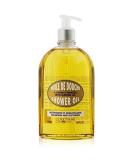 L'OCCITANE Deluxe Size Almond Shower Oil 500ml | Vegan & 99% Readily Biodegradable | Nourishing & Softening | Luxury & Clean Beauty Bodycare for All Skin Types - Buy Online on SooperMarket.com