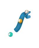 Matchstick Monkey Bathtime Slide Set Antimicrobial Baby Bath Toy Easy To Grip Sensory Learning - Slide Set (1 Slide + 3 Fun Animal Character Rocks) 12 Months Old+ Blue 1 Slide+ 3 Animal Rocks (Blue) Slide Set - Buy Online on SooperMarket.com