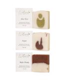 3x natural cilt mix set soap - gift set - 100% natural soap - without questionable ingredients - certified - handmade - shower soap for all skin types - shower gel mix aloe vera argan oats honey 100 g (3 Pack) - Buy Online on SooperMarket.com