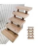 NganSuRong Wooden Hamster Parrot Bird Cage Toy | 5-Layer Climbing Swing & Training Tool - Buy Online on SooperMarket.com