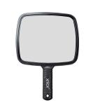 Xnicx Professional Hand Mirror - Barbers Shaving Salon Tool for Travel and Festivals - Compact Black Mirror with Handle - Buy Online on SooperMarket.com