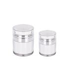 Portable White Emulsion Pump Container - Travel Size Vacuum Bottle for Toiletries & Cosmetics - Buy Online on SooperMarket.com