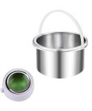 FIGHTART 500cc Wax Pot Replacement Inner Pan Tin Container - Hair Removal Waxing Can 14oz - Buy Online on SooperMarket.com