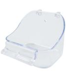 Parrot Bath Box Bird Cage - 1 Piece Parakeet Caged Accessory Supplies Bathing Tub Bath for Most Birdcage Pet Parrot Budgie Parakeet Lovebird Cockatiel Cage Water Shower Transparent - Buy Online on SooperMarket.com