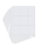 POKONBOY 288 Pockets Trading Card Sleeves - 9-Pocket Binder Sheets for Standard Size Cards - Sport, Game, Business Card Storage - Buy Online on SooperMarket.com