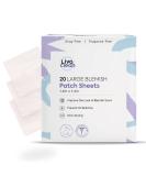 20 CT LivaClean Square Large Hydrocolloid Acne Patches - For Pore Spots Nose Face Cystic Pimple Zit Patch - Big Pimple Patches Hydrocolloid Bandages Strips Stickers Pimple Patch XL Large Acne Patch Large Hero Mask Surface Area Cover Bandaid - Buy Online on SooperMarket.com