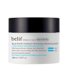 belif Aqua Bomb Cleansing Balm | Hydrating Makeup Remover & No Mess Clean Up | Smoothens & Moisturizes Skin after Cleansing | /w Lotus Flower  Marshmallow Root & Lady's Mantle | 3.3 floz - Buy Online on SooperMarket.com
