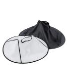 Premium Black Haircut Cape for Adults | Haircase Slope Salon Dress & Umbrella Cloak - International Shipping - Buy Online on SooperMarket.com