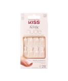 KISS Salon Acrylic French Nude Manicure Kit, Short Length Square Fake Nails, Style Breathtaking, Acrylic Infused Technology, Includes Pink Gel Nail Glue, Mini Nail File, Manicure Stick, & 28 Nails 28 Count (Pack of 1) - Buy Online on SooperMarket.com