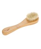 Natural Soft Bristle Face Cleansing and Exfoliating Brush - Wood Handle Facial Scrubber for Men and Women - Buy Online on SooperMarket.com