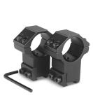 Modkin 1 Inch Dovetail Scope Rings - High Profile Mount for 11mm Rails - Set of 2 with Stop Pin - Buy Online on SooperMarket.com