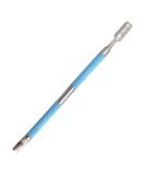Krisp Beauty Dual Sided Cuticle Pusher - Surgical Grade Stainless Steel Manicure/Pedicure Tool Set for Nail Care - Blue - Buy Online on SooperMarket.com