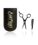 Bartzart Small Beard Scissors & Comb Set | Perfect Beard Care for Men | Sharp Beard Shears with Etui for Mustache Wearers - Buy Online on SooperMarket.com