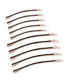 Metal Jumbo Bobby Pins Hair Clips 10pcs (Brown) - 5 Large, 5 Small | Hair Decoration Accessories - Buy Online on SooperMarket.com