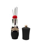 D&D Lipstick Pin Cushion Sewing Needle Case with Hand Needles - Black - Buy Online on SooperMarket.com