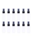 UEETEK 12pcs 30ml Portable Travel Spray Bottles Fine Mist Clear Plastic - Ideal for Travel & Toiletries - Buy Online on SooperMarket.com