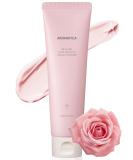 AROMATICA Reviving Rose Infusion Cream Cleanser 5.11oz /145g | Vegan Hydrating Foaming cleanser for dry skin | with Damask Rose Water and Rose Oil | Korean Skincare - Buy Online on SooperMarket.com