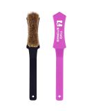 Bouldering Brush with Thick Boar's Hair Bristles | Rock Climbing Holds Cleaner | Indoor/Outdoor Climbing Chalk Brush - Black & Purple - Buy Online on SooperMarket.com