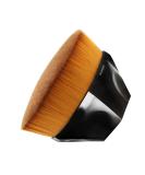 Foundation Makeup Brush Flat Top Kabuki Hexagon Face Blush Liquid Powder Foundation Brush for Blending Liquid, Cream or Flawless Powder Cosmetics with Bonus Protective Case (Black) - Buy Online on SooperMarket.com
